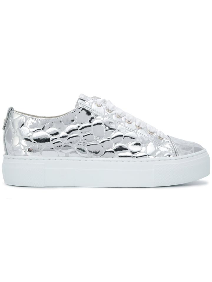 Agl Textured Metallic Sneakers