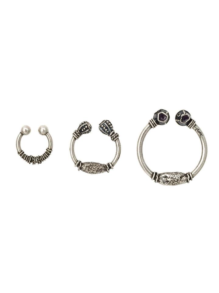 Saint Laurent Marrakech Berber Ear Cuffs - Metallic