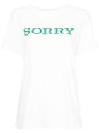 Walk Of Shame Sorry T-shirt - White