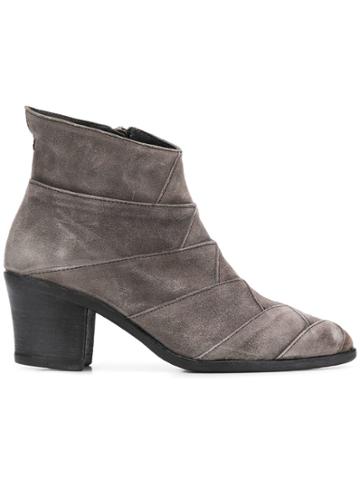 Fiorentini + Baker Milu Chunky Heel Boots - Grey