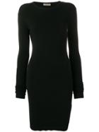 Bottega Veneta Slim-fit Knitted Mini Dress - Black