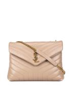 Saint Laurent Y-quilted Medium Loulou Bag - Grey