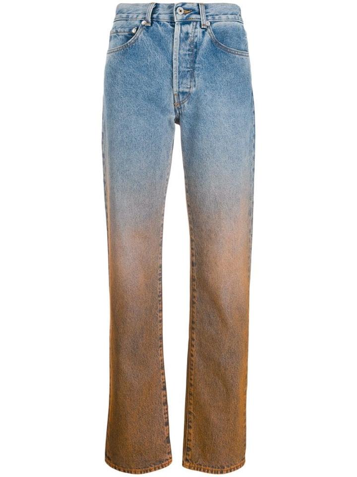 Off-white Degrade Two-tone Jeans - Blue