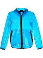No21 Transparent Hooded Jacket - Blue