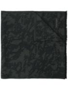 Tom Ford Camouflage Pattern Scarf - Black