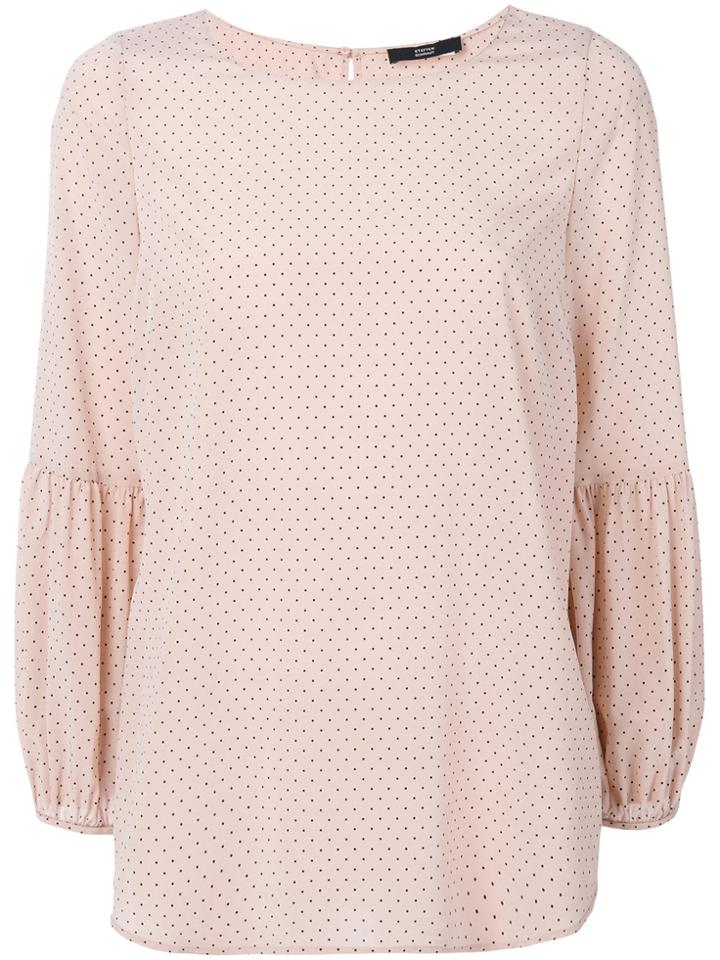 Steffen Schraut Polka Dot Blouse - Pink & Purple