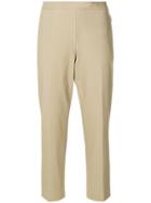 Theory Cropped Trousers - Brown