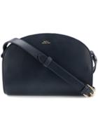 A.p.c. Demi Lune Shoulder Bag - Blue