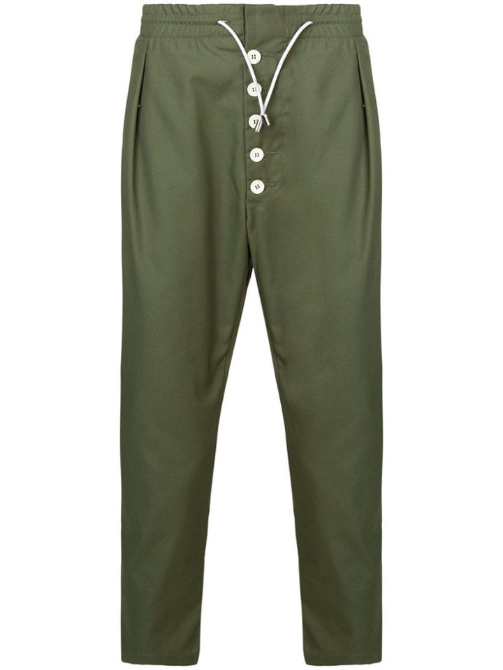 Sunnei Relaxed-fit Trousers - Green
