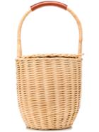 A.p.c. Woven Basket Tote - Nude & Neutrals