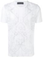 Diesel Black Gold - Tonal Graphic Print T-shirt - Men - Cotton - M, White, Cotton