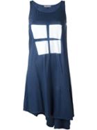 Suzusan 'i. Shibori' Tie Dye Asymmetric Dress, Women's, Size: Medium, Blue, Cotton
