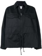 Valentino Oversized Zipped Jacket - Black
