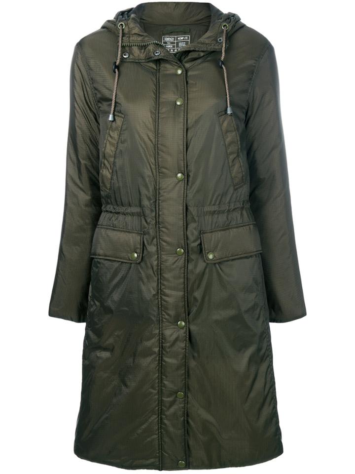 Sempach Zip Up Hooded Padded Coat - Green
