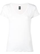 Eleventy - Dipped Neck T-shirt - Women - Spandex/elastane/modal - L, Women's, White, Spandex/elastane/modal