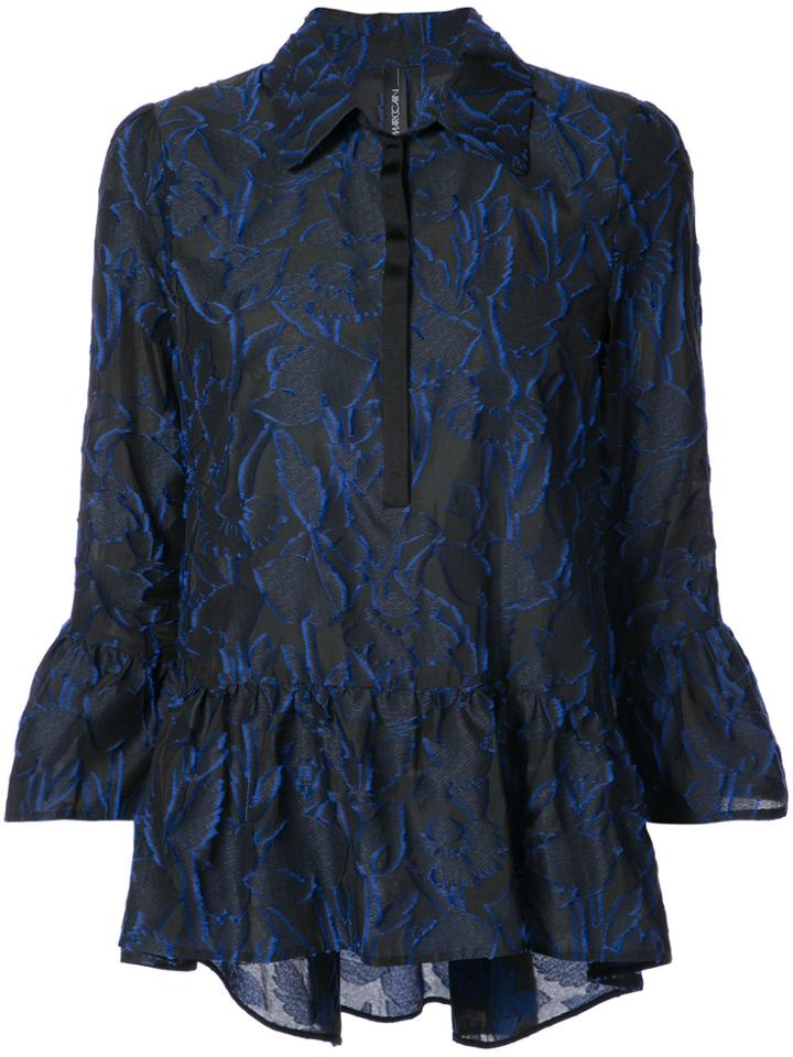 Marc Cain Ruffled Blouse - Black