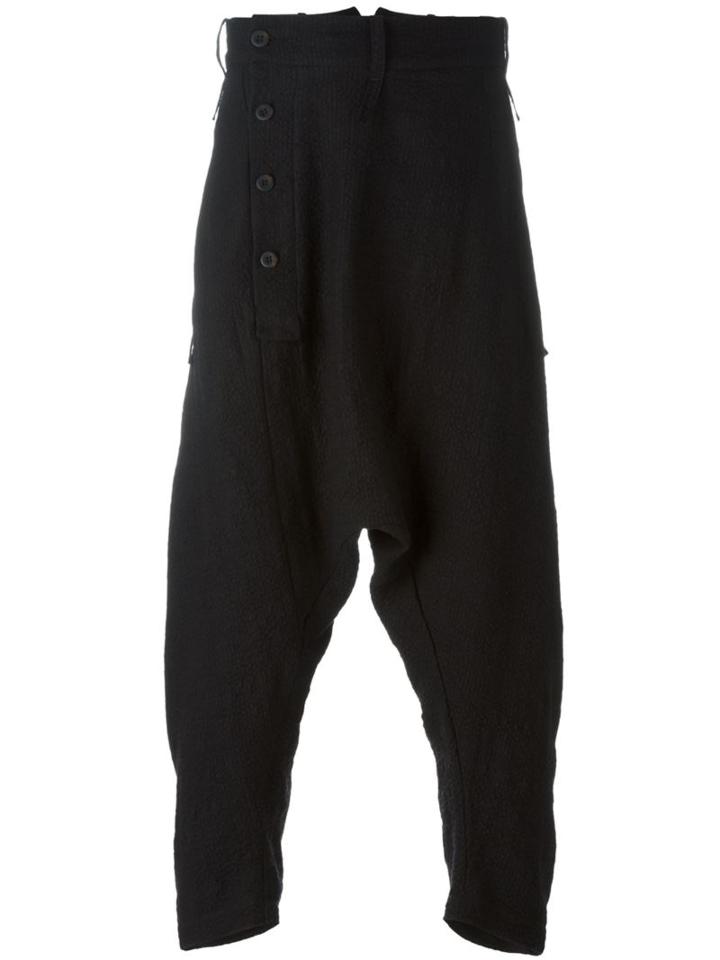 Lost & Found Ria Dunn Side Closure Pants, Men's, Size: Small, Black, Cotton/hemp/wool