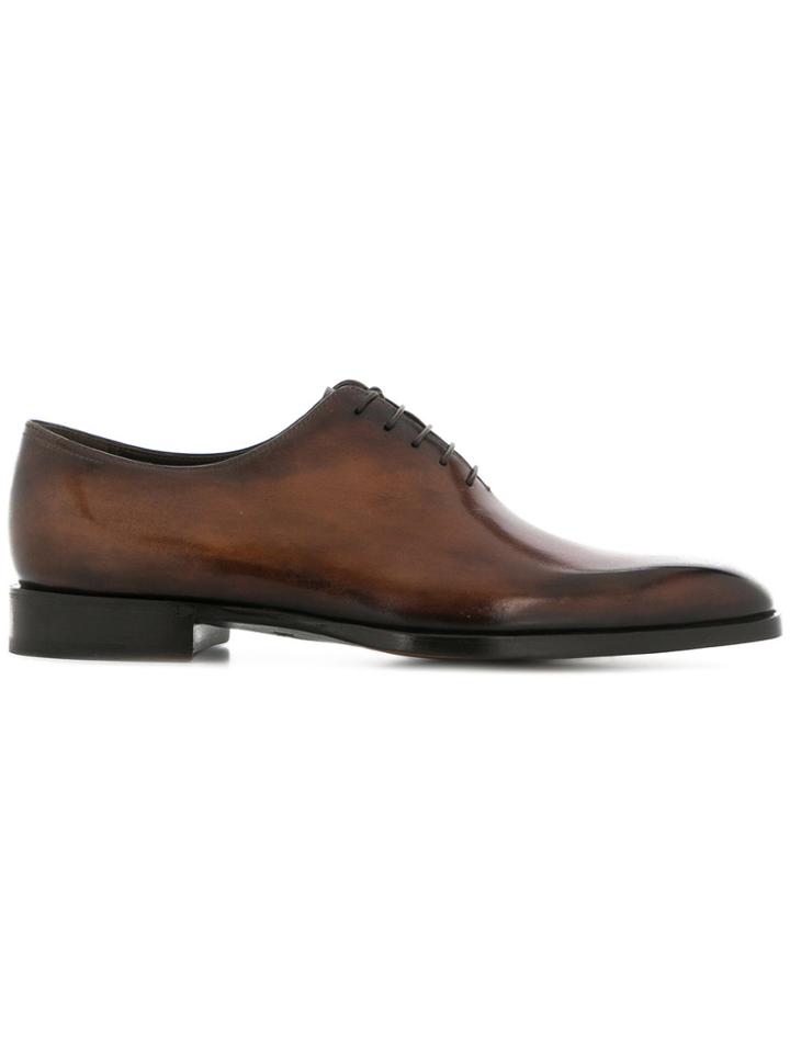 Berluti Square Toe Shoes - Brown