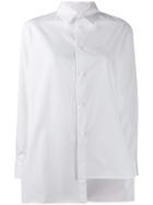 Y's Oversized Asymmetric Shirt - White