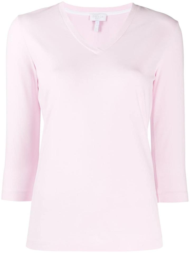 Escada Sport V-neck Jumper - Pink