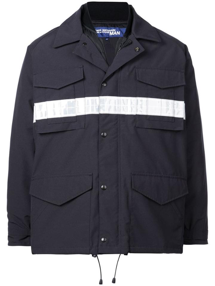 Junya Watanabe Contrast Stripe Jacket - Blue