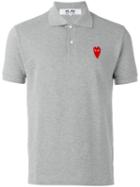 Comme Des Garçons Play Logo Patch T-shirt, Men's, Size: Xl, Grey, Cotton