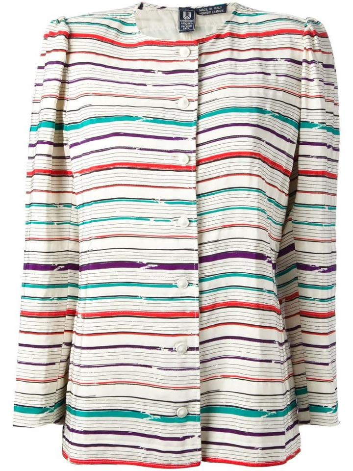 Emanuel Ungaro Pre-owned Striped Jacket - White