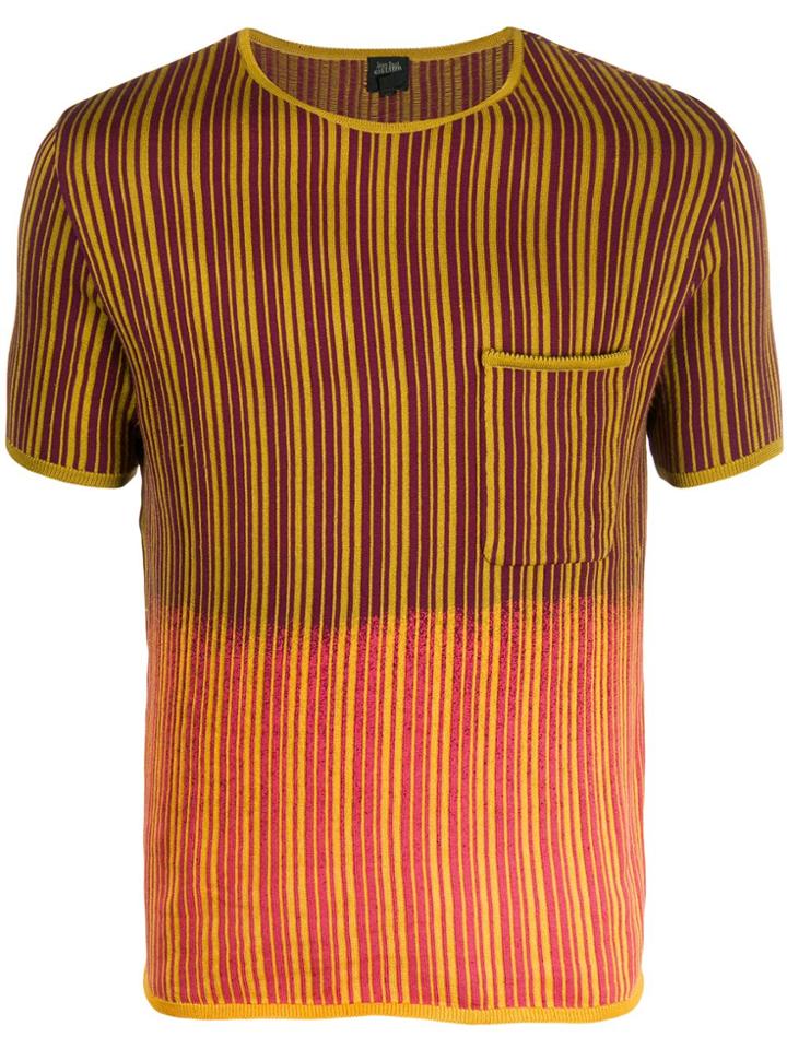 Jean Paul Gaultier Pre-owned 1990s Striped Knitted T-shirt - Green