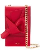 No21 Abstract Bow Cellphone Bag - Red
