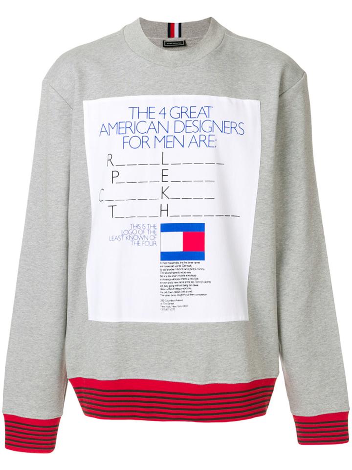 Tommy Hilfiger George Lois Ad Sweatshirt - Grey