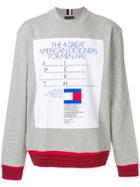 Tommy Hilfiger George Lois Ad Sweatshirt - Grey