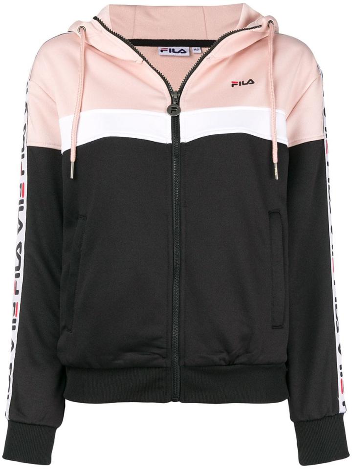 Fila Logo Stripe Sweatshirt - Black