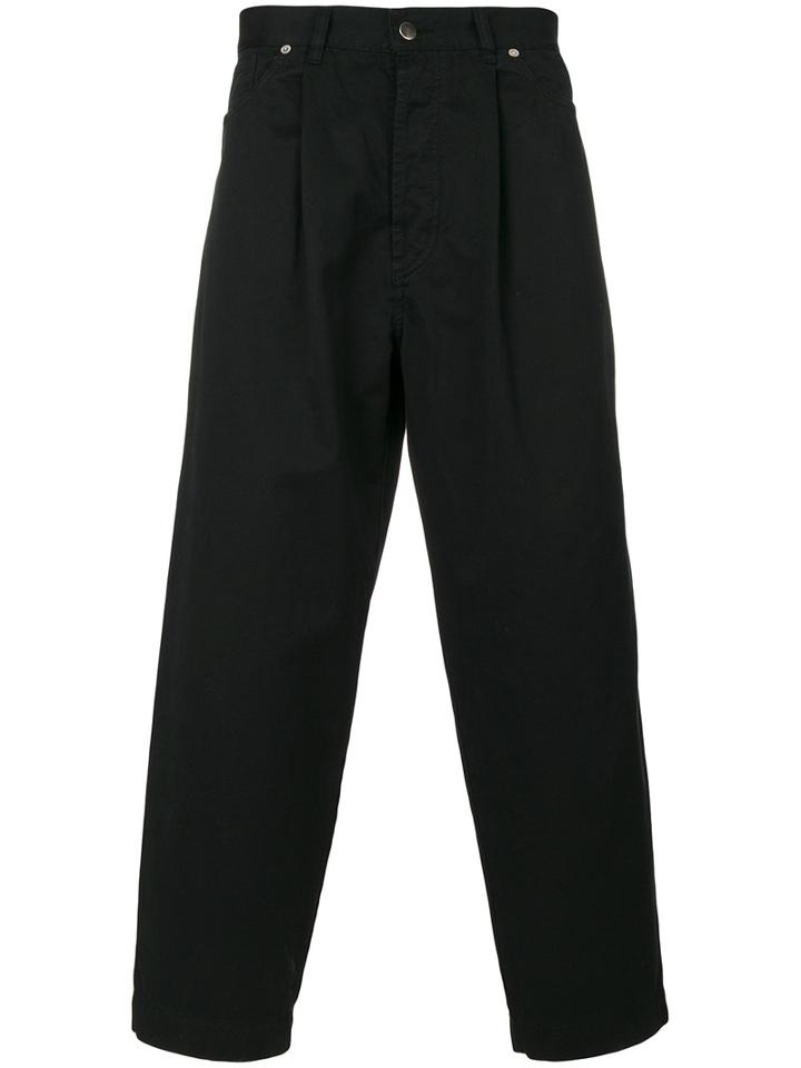 Société Anonyme - Japboy Trousers - Unisex - Cotton - Xs, Black, Cotton