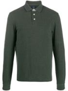 Hackett Long Sleeved Polo Shirt - Green