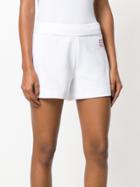 Ea7 Emporio Armani Logo Track Shorts - White