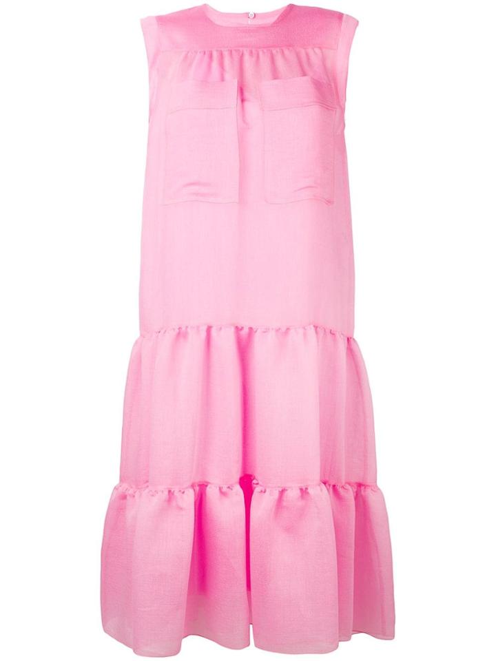 See By Chloé Ruched Shift Dress - Pink