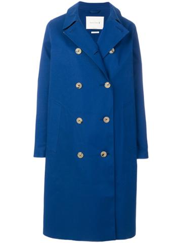 Mackintosh Vintage Double-breasted Coat - Blue