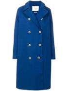 Mackintosh Vintage Double-breasted Coat - Blue