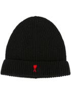 Ami Alexandre Mattiussi Ami De Coeur Beanie - Black