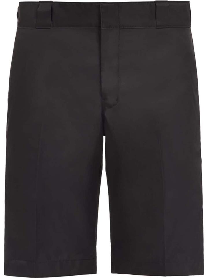 Prada Technical Fabric Bermuda Shorts - Black