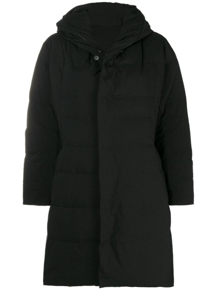 Plantation Midi Puffer Jacket - Black