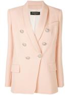 Balmain Button-embellished Blazer - Pink
