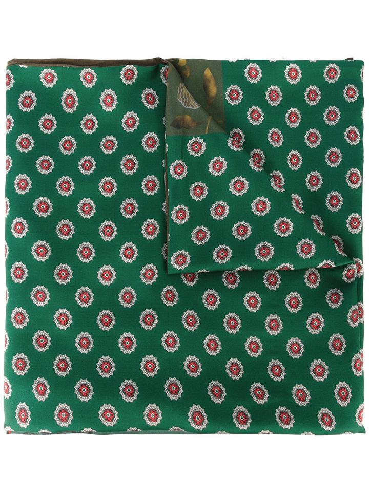Pierre-louis Mascia Multi-print Scarf, Women's, Green, Silk/cotton