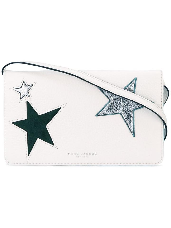 Marc Jacobs 'star Patchwork' Wallet Crossbody Bag, Women's, White