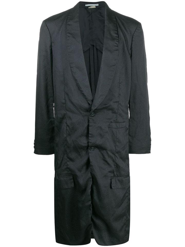 Comme Des Garçons Homme Plus Long Coat - Grey