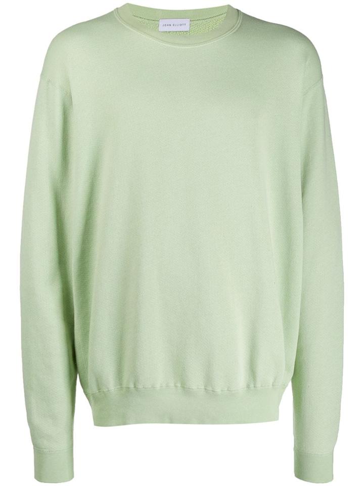 John Elliott Casual Crewneck Sweatshirt - Green