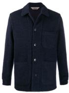 Aspesi Tadao Scottish Flannel Jacket - Blue