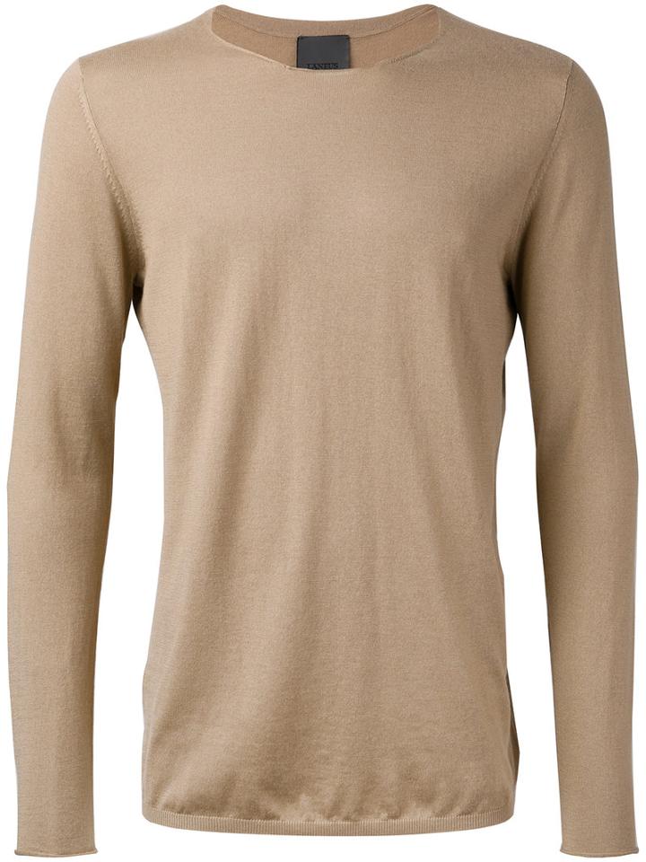 Laneus - Loose Fit Sweatshirt - Men - Silk/cashmere - 50, Nude/neutrals, Silk/cashmere