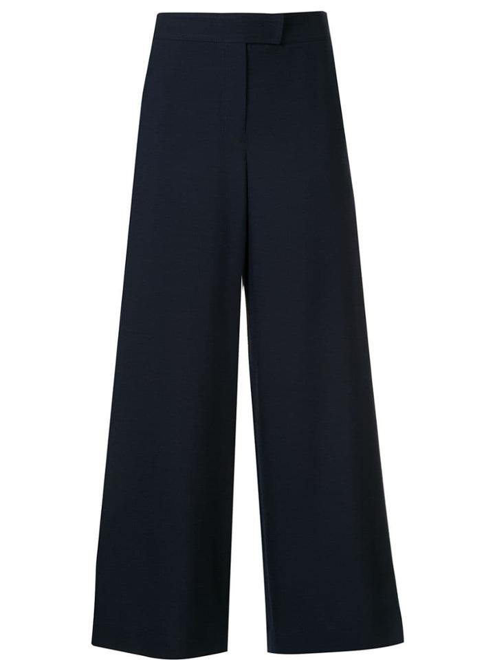 Tomorrowland High-waisted Wide-leg Trousers - Blue