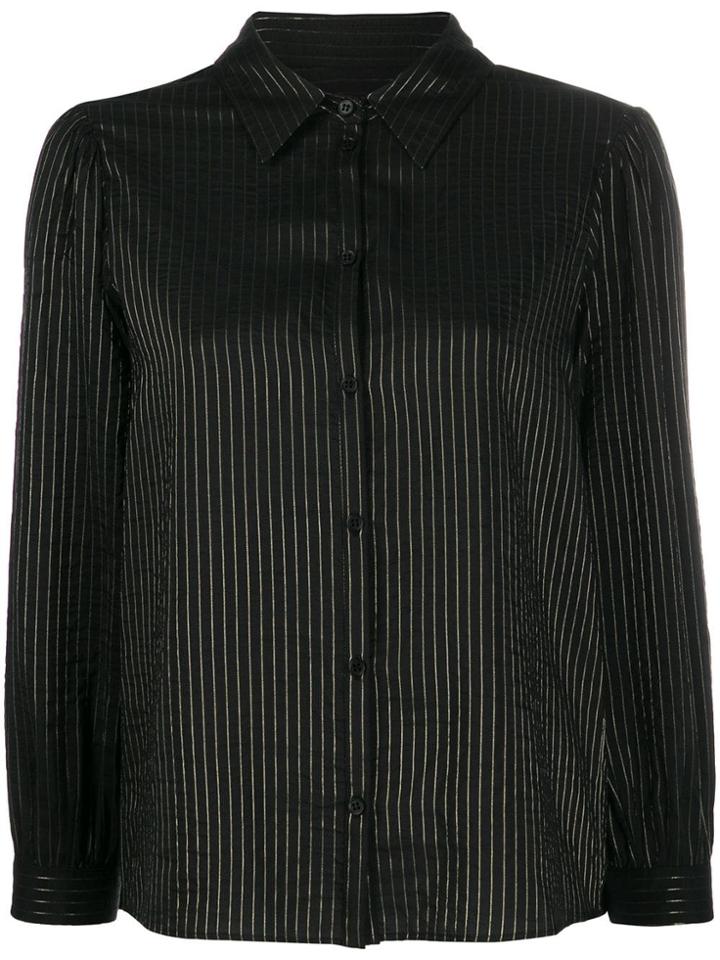 Masscob Striped Mae Shirt - Black